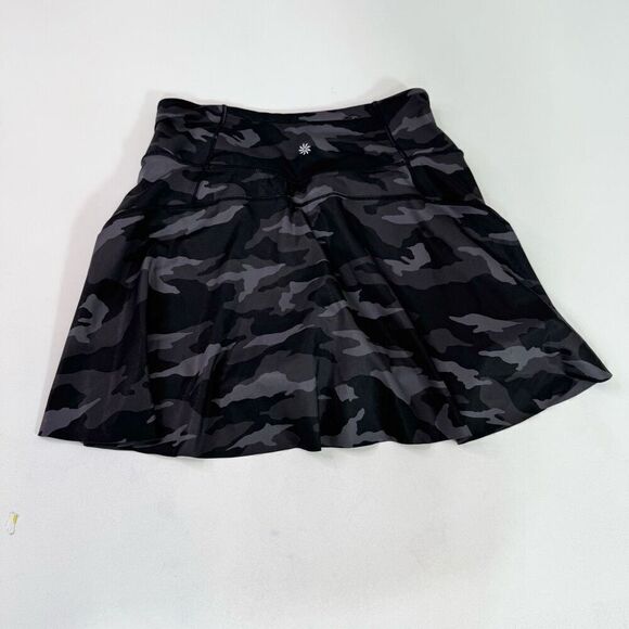 Athleta Skirt Skort Womens Small Ace Printed Tennis 15.5" Black Camo - Picture 9 of 9